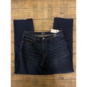 Abercrombie & Fitch Simone High Rise Ankle Straight Size 32/14 NWT